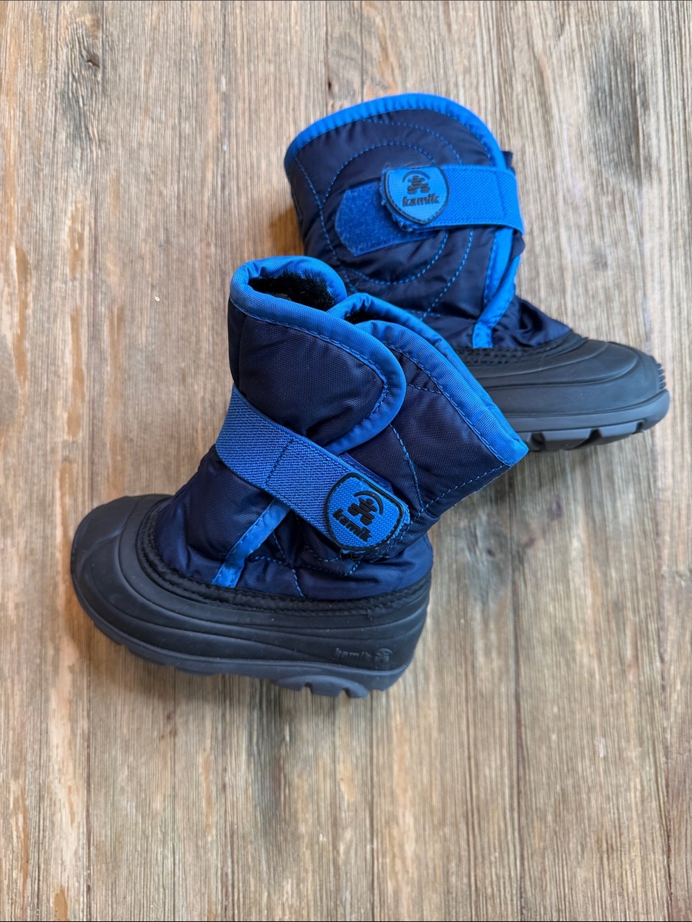 Kamik Winter Snow Boots - Blue/Black 7C
